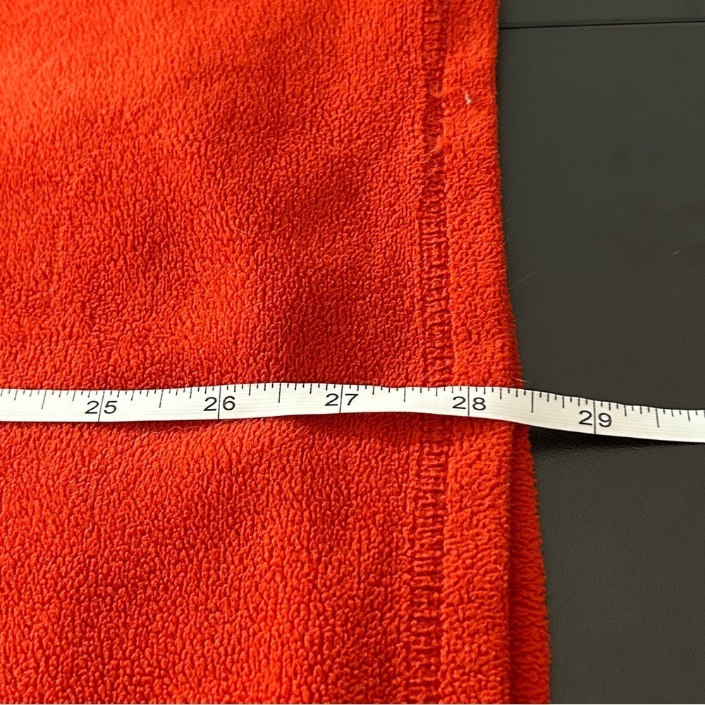 The North Face Quarter Zip Pullover Men's Polartec Red Orange Size XL - Picture 7 of 7